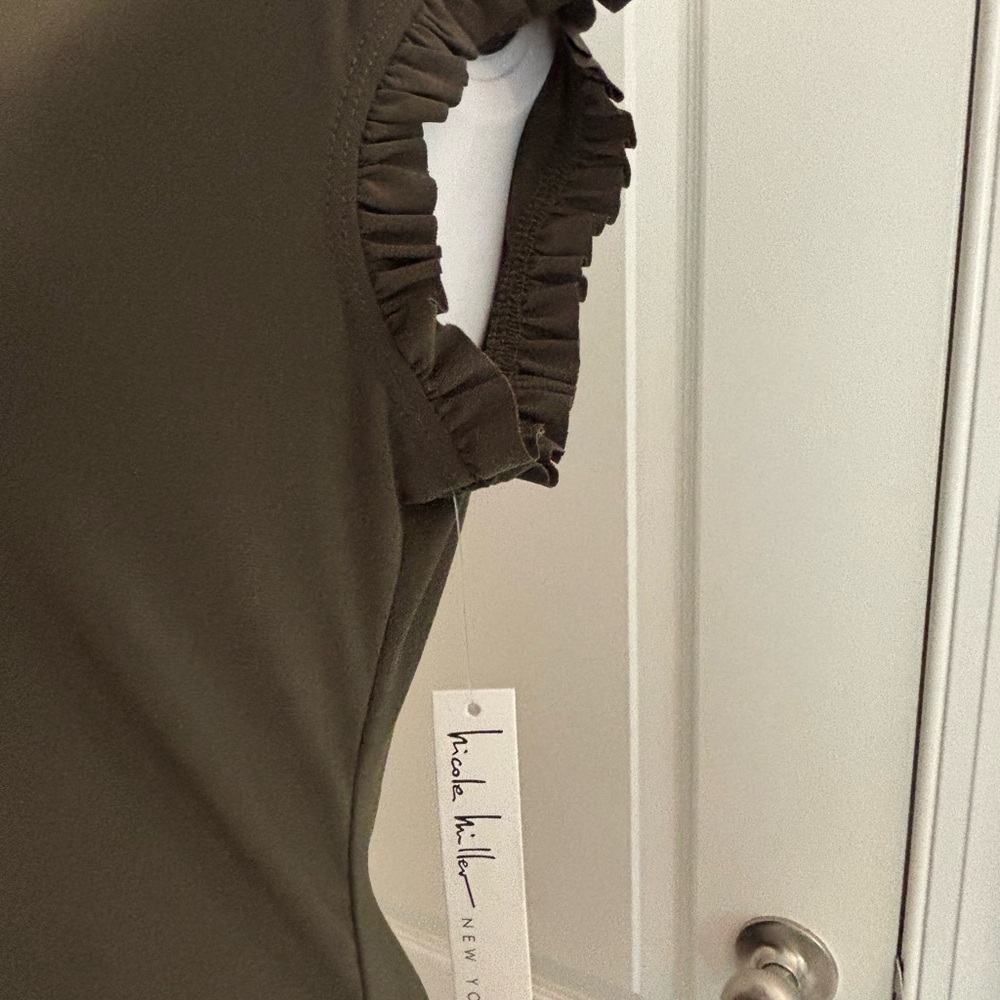 Olive Green Dress - Picture 4 of 5